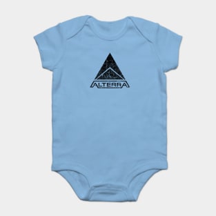 ALTERRA subnautica black logo Baby Bodysuit